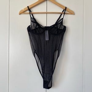NWOT Forever 21 Black Bodysuit